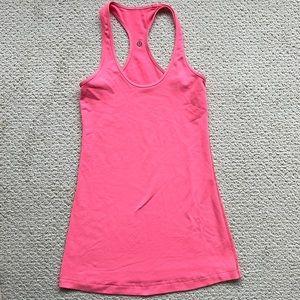 Lululemon Pink Cool Racer Back Size 4
